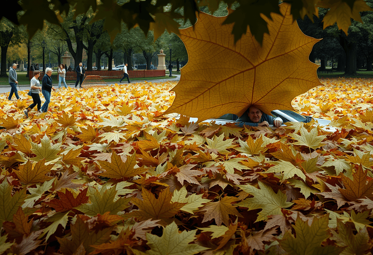 Nation Braces for Annual Invasion of Giant Maple Leaves: Scientists Blame Climate Change and Maple Ambition